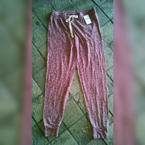 PJ Salvage Merlot Cozy Jogger